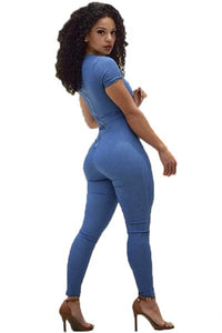 Back Zipper Fahion Jumpsuits  SA-BLL55262 Women's Clothes and Jumpsuits & Rompers by Sexy Affordable Clothing