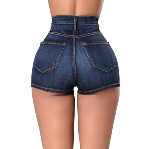 High Waist Short Jeans #High Waist #Denim #Short SA-BLL683-1 Women's Clothes and Jeans by Sexy Affordable Clothing