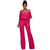 Sexy Lace Ruffled Off Shoulder Slinky Jumpsuit With Wide Leg #Lace #Slash Neck #Off The Shoulder SA-BLL55587-6 Women's Clothes and Jumpsuits & Rompers by Sexy Affordable Clothing