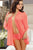 Blossom Coral Night Robe  SA-BLL2750-1 Sexy Lingerie and Babydoll by Sexy Affordable Clothing