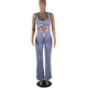 Casual V Neck Striped One-piece Jumpsuits #V Neck #Striped SA-BLL55523-1 Women's Clothes and Jumpsuits & Rompers by Sexy Affordable Clothing