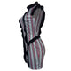 Sleeveless Stripped Bodycon Dress With Ruffles #Sleeveless #Ruffles #Stripe SA-BLL282470-2 Fashion Dresses and Bodycon Dresses by Sexy Affordable Clothing