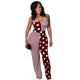 Casual Dots Printed Striped Jumpsuit #Printed #Straps #Dot SA-BLL55601-4 Women's Clothes and Jumpsuits & Rompers by Sexy Affordable Clothing