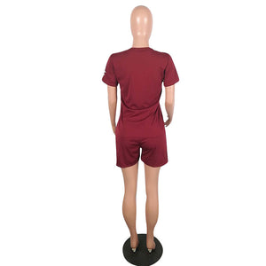 Casual Fashion Letter Print Two-Piece Outfits #Two Piece #Print #Letter SA-BLL28209-5 Sexy Clubwear and Pant Sets by Sexy Affordable Clothing
