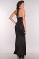 Black Mesh Cut Out Maxi Dress  SA-BLL5073-1 Fashion Dresses and Evening Dress by Sexy Affordable Clothing