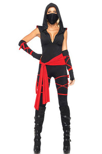 4Pc. Deadly Ninja Catsuit  SA-BLL15315 Sexy Costumes and Uniforms & Others by Sexy Affordable Clothing