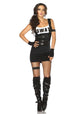 Women's Four-Piece Sexy SWAT Officer Costume