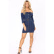 Botton Up Off Shoulder Denim Dresses #Off Shoulder #Denim SA-BLL282508 Fashion Dresses and Mini Dresses by Sexy Affordable Clothing