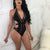 Halter One-piece Teddies #Black #Teddy #Halter #One-Piece SA-BLL8038-1 Sexy Lingerie and Teddys by Sexy Affordable Clothing