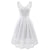 Lace Sleeveless Dovetail Bridesmaid Dress With Bow #Lace #White #Vintage #A-Line #Slash Neck SA-BLL36162-4 Fashion Dresses and Midi Dress by Sexy Affordable Clothing