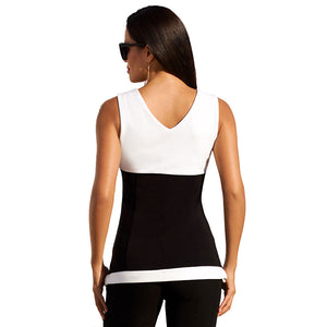 Block Color V-Neck Sport Vest #Sleeveless #V-Neck #Sport SA-BLL531-1 Women's Clothes and Blouses & Tops by Sexy Affordable Clothing