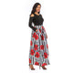 African Print Thicken Long Sleeve Blouse and Long Skirt #Long Sleeve #Two Piece #Print #Dashiki #African SA-BLL2435-1 Sexy Clubwear and Skirt Sets by Sexy Affordable Clothing