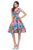 Vintage Flower Skater DressSA-BLL36115-3 Fashion Dresses and Skater & Vintage Dresses by Sexy Affordable Clothing