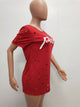 Cheerleading Sexy Uniform Blouse #Red SA-BLL676-3 Women's Clothes and Blouses & Tops by Sexy Affordable Clothing