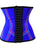 Blue Steel Boned Latex Underbust Corset  SA-BLL42640 Sexy Lingerie and Corsets and Garters by Sexy Affordable Clothing