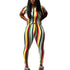 Colorful Strippes Fitting Top and Pants #Striped #Colorful