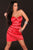 Cocktail Mini Dress With Sequins Red  SA-BLL2528-1 Sexy Clubwear and Club Dresses by Sexy Affordable Clothing