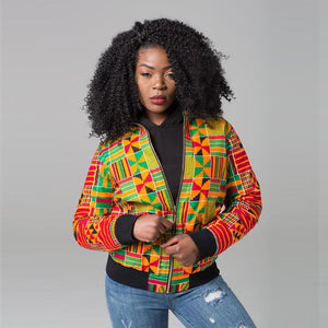 Dashiki Printed Long Sleeve Jacket #Jacket SA-BLL636 Women's Clothes and Blouses & Tops by Sexy Affordable Clothing