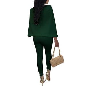 Kassandra Blazer Button Detail Jumpsuit #Jumpsuit #Green SA-BLL55382-3 Women's Clothes and Jumpsuits & Rompers by Sexy Affordable Clothing