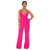 Straps Halter Women's Wide Leg Jumpsuits #Straps #Rose #Deep-V SA-BLL55514-1 Women's Clothes and Jumpsuits & Rompers by Sexy Affordable Clothing