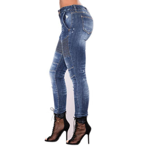 Don't Blink Jeans - Dark Blue #Jeans #Dark Blue SA-BLL600 Women's Clothes and Jeans by Sexy Affordable Clothing