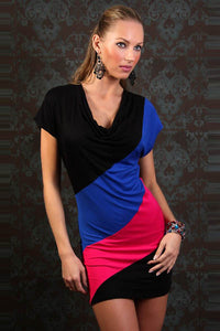 Mix Color Dress for Lady  SA-BLL2241-1 Sexy Clubwear and Club Dresses by Sexy Affordable Clothing