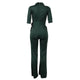 Sexy Women Half Sleeve Belt Solid Casual Jumpsuit #Green SA-BLL55193-5 Women's Clothes and Jumpsuits & Rompers by Sexy Affordable Clothing