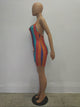 Rainbow Print Straps Bodysuit #Print #Straps #Rainbow SA-BLL8066 Women's Clothes and Bodysuits by Sexy Affordable Clothing