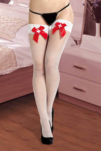 Sexy White Stocking  SA-BLL92232 Leg Wear and Stockings and Pantyhose and Stockings by Sexy Affordable Clothing