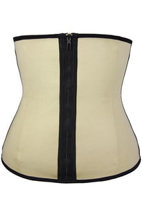 Front Zip Latex Rubber Waist Corset  SA-BLL42707-1 Sexy Lingerie and Corsets and Garters by Sexy Affordable Clothing