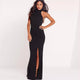 Black Choker Evening Dress #Maxi Dress #Black #Evening Dress SA-BLL5044 Fashion Dresses and Evening Dress by Sexy Affordable Clothing
