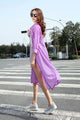 chiffon shirt sunscreen hollow cardigan -purple  SA-BLL3774-3 Sexy Swimwear and Cover-Ups & Beach Dresses by Sexy Affordable Clothing