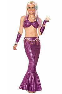 Purple Mermaid Costume Set  SA-BLL15386-2 Sexy Costumes and Sailors and Sea by Sexy Affordable Clothing