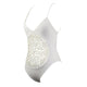 Cut Out Monokini Crochet Swimsuit #White # SA-BLL32605-1 Sexy Swimwear and Bikini Swimwear by Sexy Affordable Clothing