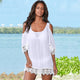Women Crochet Beach T Shirt #White #Crochet SA-BLL38540-2 Sexy Swimwear and Cover-Ups & Beach Dresses by Sexy Affordable Clothing