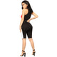 On The Throttle Colorblock Romper - Black/Red #Jumpsuit #Sleeveless #Zipper #Mock Neck SA-BLL55447-1 Women's Clothes and Jumpsuits & Rompers by Sexy Affordable Clothing