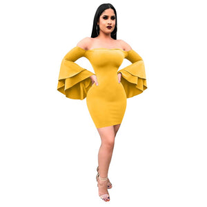 Off The Shoulder Ruffle Dress #Ruffles SA-BLL27734-3 Fashion Dresses and Mini Dresses by Sexy Affordable Clothing