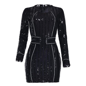 Black Sequin Dress #Sequin SA-BLL2723-3 Fashion Dresses and Mini Dresses by Sexy Affordable Clothing