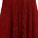 Women's 3/4 Sleeve Lace-stitching Evening Dress #Red #Swing Dress SA-BLL36020-3 Fashion Dresses and Skater & Vintage Dresses by Sexy Affordable Clothing