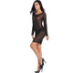 Black See Through Sexy Beaded Dress #Black #Transparent #See Through SA-BLL2250 Fashion Dresses and Mini Dresses by Sexy Affordable Clothing
