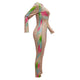 Multi-color Printed Sexy Nude Fitting Clubbing Jumpsuit #Nude #Printed SA-BLL55581-1 Women's Clothes and Jumpsuits & Rompers by Sexy Affordable Clothing