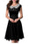 Vintage Peter Pan Collar Long Sleeve Lace Spliced DressSA-BLL36059-3 Fashion Dresses and Midi Dress by Sexy Affordable Clothing