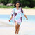 Chiffon Printed V-Neck Cover Up #Beach Dress # SA-BLL38239 Sexy Swimwear and Cover-Ups & Beach Dresses by Sexy Affordable Clothing
