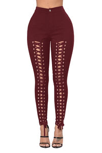 Nori Pants - Red  SA-BLL544-3 Women's Clothes and Jeans by Sexy Affordable Clothing