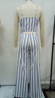 Sexy Straps Striped Wide Jumpsuit #Striped #Straps SA-BLL55485-3 Women's Clothes and Jumpsuits & Rompers by Sexy Affordable Clothing