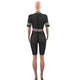 Sexy Black Mesh See Through Romper #Short Sleeve #Mesh SA-BLL8070 Women's Clothes and Jumpsuits & Rompers by Sexy Affordable Clothing