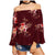 Red Floral Off Shoulder Top #Black #Top SA-BLL579-5 Women's Clothes and Blouses & Tops by Sexy Affordable Clothing