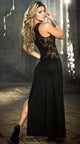 One Shoulder Lace Gown  SA-BLL51302-1 Sexy Lingerie and Gowns & Long Dresses by Sexy Affordable Clothing