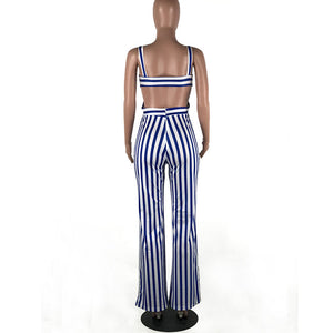 Casual V Neck Striped One-piece Jumpsuits #V Neck #Striped SA-BLL55523-1 Women's Clothes and Jumpsuits & Rompers by Sexy Affordable Clothing