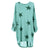 Quirky Batwing Long Sleeve Star Print Tunic Jumper Dress #Green SA-BLL28238-4 Sexy Clubwear and Club Dresses by Sexy Affordable Clothing